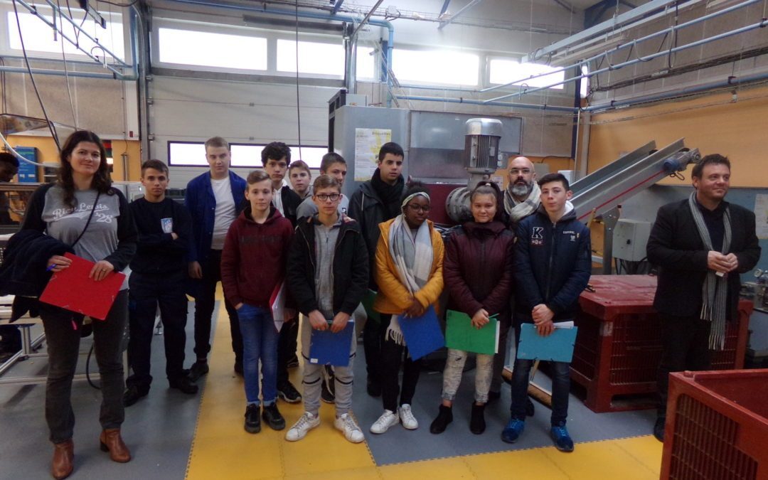 Visite des ateliers du Lycée Pro par les élèves de 3ème SEGPA